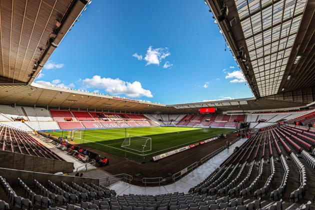 Sunderland v Brighton & Hove Albion - Premier League A general view of the Stadium of Light ahead of the Premier League match between Sunderland and Brighton & Hove Albion at the Stadium of Light in Sunderland, United Kingdom, on March 14, 2026. Sunderland Tyne and Wear United Kingdom Copyright: xNewsxImagesx originalFilename:cosgrove-premierl260314_npsU1