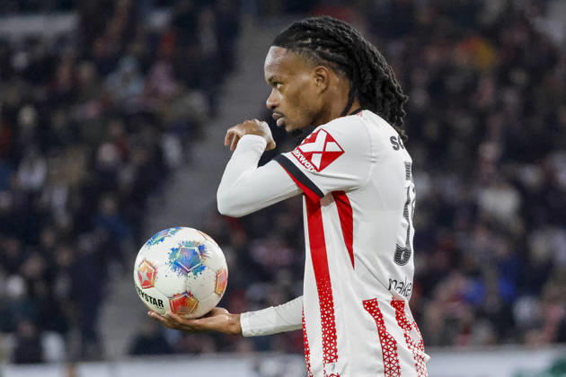 Jordy Makengo (SC Freiburg, 33) , Deutschland, Fussball, 1. Bundesliga, 26.Spieltag, 2025 2026, SC Freiburg vs. 1.FC Union Berlin, 15.03.2026, Freiburg im Breisgau Europa-Park Stadion Deutschland Copyright: xGrantxHubbsx