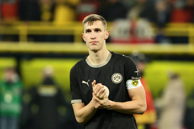 Dortmund, Germany, 21.03.26, Nico Schlotterbeck (Borussia Dortmund) guckt während des Spiels der 1. Bundesliga zwischen Borussia Dortmund - Hamburger SV im Signal Iduna Park in Dortmund. (Photo by Joachim Bywaletz) DFB DFL REGULATIONS PROHIBIT ANY USE OF PHOTOGRAPHS AS IMAGE SEQUENCES AND OR QUASI-VIDEO. Copyright: JoachimxBywaletz xJB-Sportfoto