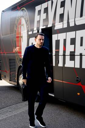 ROTTERDAM - SC Feyenoord Rotterdam goalkeeper Timon Wellenreuther during the Dutch Vriendenloterij Eredivisie match between Feyenoord and Ajax at De Kuip on March 22, 2026, in Rotterdam, the Netherlands. (Photo by DeFodi Images) -