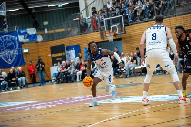 2. Basketball-Bundesliga ProA VfL Sparkassen Stars - Bayer Giants Leverkusen ** NUR FÜR REDAKTIONELLE ZWECKE ** EDITORIAL USE ONLY **<p>2. Basketball-Bundesliga ProA Antonio Deshon Williams VfL Sparkassen Stars - Bayer Giants Leverkusen, am 06.03.2026,in Bochum Rundsporthalle Deutschland NRW Bochum Copyright: SebastianxSternemann