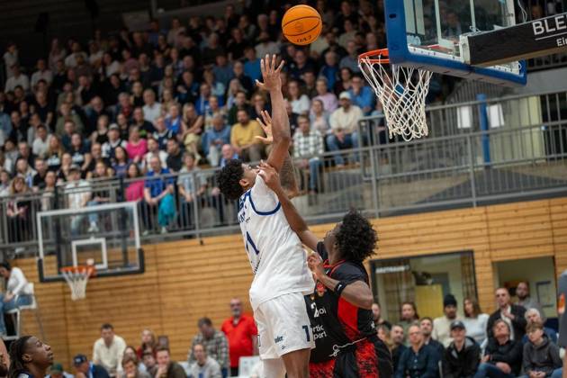 2. Basketball-Bundesliga ProA VfL Sparkassen Stars - Bayer Giants Leverkusen ** NUR FÜR REDAKTIONELLE ZWECKE ** EDITORIAL USE ONLY **<p>2. Basketball-Bundesliga ProA Dravon Mangum VfL Sparkassen Stars - Bayer Giants Leverkusen, am 06.03.2026,in Bochum Rundsporthalle Deutschland NRW Bochum Copyright: SebastianxSternemann
