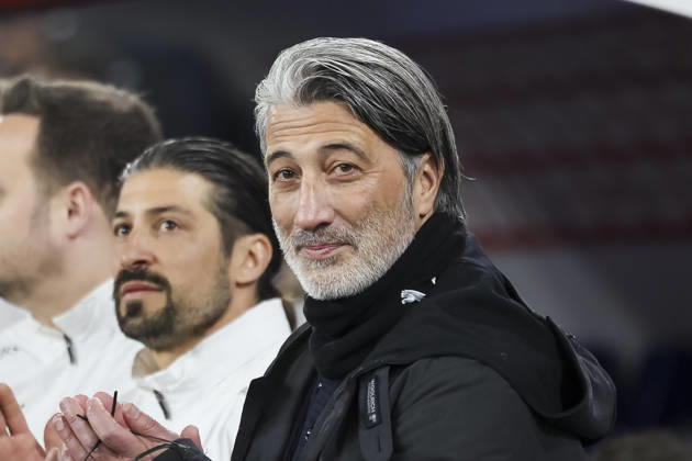 Murat Yakin (Schweiz, Trainer) vor Spielbeginn , Schweiz, Fussball, Freundschaftsspiel, Schweiz vs. Deutschland, 27.03.2026, Basel Sankt Jakob Park Schweiz Copyright: xGrantxHubbsx