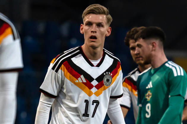 Deutschland: U21, U 21 EM-Qualifikation 2025 2026, Deutschland U21 vs. Nordirland U21, Freitag 27.03.2026, Eintracht Stadion Braunschweig DFB U21 Nationalmannschaft Anton Kade Copyright: xCelinaxLeiersx
