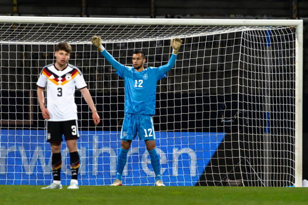 Deutschland: U21, U 21 EM-Qualifikation 2025 2026, Deutschland U21 vs. Nordirland U21, Freitag 27.03.2026, Eintracht Stadion Braunschweig DFB U21 Nationalmannschaft Mio Backhaus Copyright: xCelinaxLeiersx