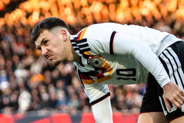 Deutschland: U21, U 21 EM-Qualifikation 2025 2026, Deutschland U21 vs. Nordirland U21, Freitag 27.03.2026, Eintracht Stadion Braunschweig DFB U21 Nationalmannschaft Brajan Gruda Copyright: xCelinaxLeiersx