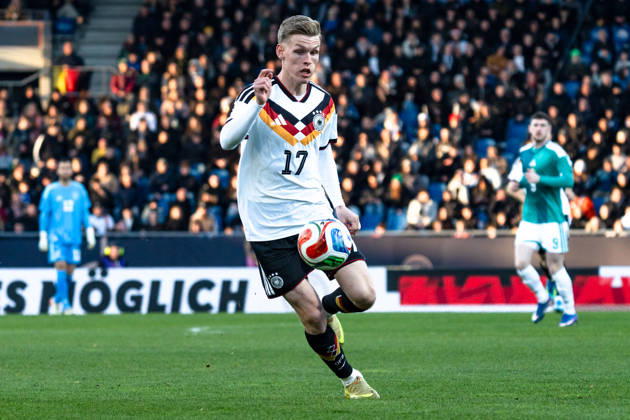 Deutschland: U21, U 21 EM-Qualifikation 2025 2026, Deutschland U21 vs. Nordirland U21, Freitag 27.03.2026, Eintracht Stadion Braunschweig DFB U21 Nationalmannschaft Anton Kade Copyright: xCelinaxLeiersx