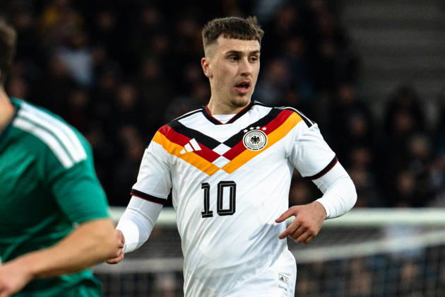 Deutschland: U21, U 21 EM-Qualifikation 2025 2026, Deutschland U21 vs. Nordirland U21, Freitag 27.03.2026, Eintracht Stadion Braunschweig DFB U21 Nationalmannschaft Brajan Gruda Copyright: xCelinaxLeiersx