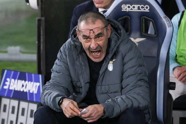 Foto IPP Luciano Adriani Roma 04 04 2026 Campionato di calcio Serie A Tim 2025-2026 Lazio v Parma Nella foto: Maurizio Sarri allenatore della Lazio Italy Photo Press - World Copyright Roma italy Italia ITALY Copyright: xR4924_italyphotopressx