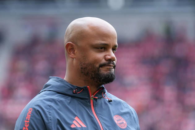 Vincent Kompany (FC Bayern München, Cheftrainer), Portrait, Porträt , Deutschland, Fussball, 1. Bundesliga, 28.Spieltag, 2025 2026, SC Freiburg vs. FC Bayern München, 04.04.2026, Europa-Park Stadion, Freiburg, Deutschland DFL REGULATIONS PROHIBIT ANY USE OF PHOTOGRAPHS AS IMAGE SEQUENCES AND OR QUASI-VIDEO. Freiburg Europa-Park Stadion Baden-Württemberg Deutschland Copyright: xArnexAmbergx