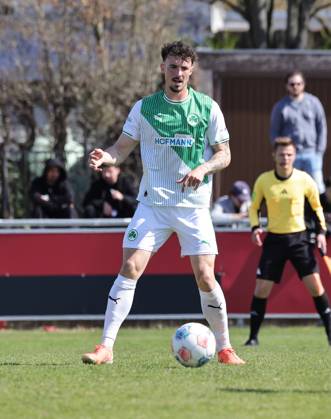06.04.2026 - Fussball - Saison 2025 2026 - Regionalliga Bayern - 27. Spieltag: 1. FC Nürnberg FCN II ( Club ) - SpVgg Greuther Fürth II (Kleeblatt U23 ) - DaMa - xdaxmax - Noah König Koenig (4, SpVgg Greuther Fürth II )