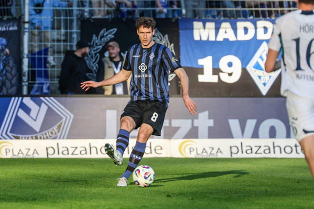 Maximilian Thalhammer (SV Waldhof Mannheim, 8) Fussball: 3. Liga, 32. Spieltag, SV Waldhof Mannheim vs. TSG 1899 Hoffenheim II am 07.04.2026 in Mannheim (Carl-Benz-Stadion), Deutschland Mannheim Carl-Benz-Stadion Deutschland Copyright: xFranzxReindelx