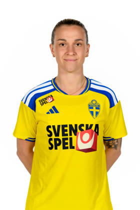 260409 Julia Zigiotti Olme of the Swedish women s national football team poses for a portrait on April 9, 2026 in Gothenburg. Photo: Carl Sandin BILDBYRAN kod CS CS0925 fotboll football soccer fotball porträtt portraits sverige sweden dam bbeng Copyright: CARLxSANDIN BB260409CS011