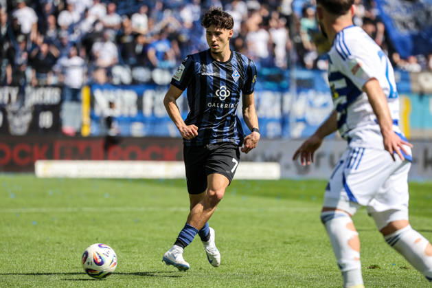 Lovis Bierschenk (SV Waldhof Mannheim, 7) Fussball: 3. Liga, 33. Spieltag, SV Waldhof Mannheim vs. MSV Duisburg am 11.04.2026 in Mannheim (Carl-Benz-Stadion), Deutschland Mannheim Carl-Benz-Stadion Deutschland Copyright: xFranzxReindelx