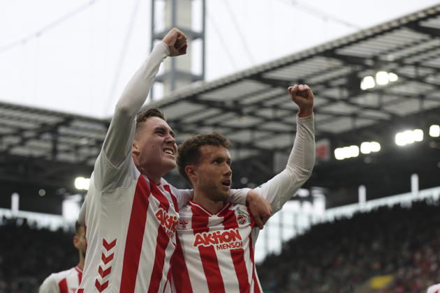 Isak Johannesson (1. FC Köln) Torjubel, jubelt nach ihrem Treffer zum 3:1 waehrend des Spiels der Bundesliga zwischen 1. FC Köln und SV Werder Bremen, RheinEnergieSTADION am 12. April 2026 in Köln, Deutschland. (Foto von Oliver Kaelke DeFodi Images) +++ Isak Johannesson (1. FC Köln) celebrates after scoring her team s third goal during the Bundesliga match between 1. FC Köln and SV Werder Bremen at RheinEnergieSTADION on April 12, 2026 in Köln, Germany. (Photo by Oliver Kaelke DeFodi Images) DFL regulations prohibit any use of photographs as image sequences and or quasi-video. (Photo by Oliver Kaelke DeFodi Images) -