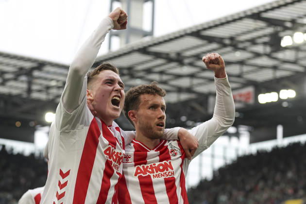 Isak Johannesson (1. FC Köln) Torjubel, jubelt nach ihrem Treffer zum 3:1 waehrend des Spiels der Bundesliga zwischen 1. FC Köln und SV Werder Bremen, RheinEnergieSTADION am 12. April 2026 in Köln, Deutschland. (Foto von Oliver Kaelke DeFodi Images) +++ Isak Johannesson (1. FC Köln) celebrates after scoring her team s third goal during the Bundesliga match between 1. FC Köln and SV Werder Bremen at RheinEnergieSTADION on April 12, 2026 in Köln, Germany. (Photo by Oliver Kaelke DeFodi Images) DFL regulations prohibit any use of photographs as image sequences and or quasi-video. (Photo by Oliver Kaelke DeFodi Images) -