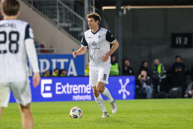 Maximilian Thalhammer (SV Waldhof Mannheim, 8) Fussball: 3. Liga, 34. Spieltag, SV Wehen Wiesbaden vs. SV Waldhof Mannheim am 19.04.2026 in Wiesbaden (BRITA Arena), Deutschland Wiesbaden BRITA Arena Deutschland Copyright: xFranzxReindelx