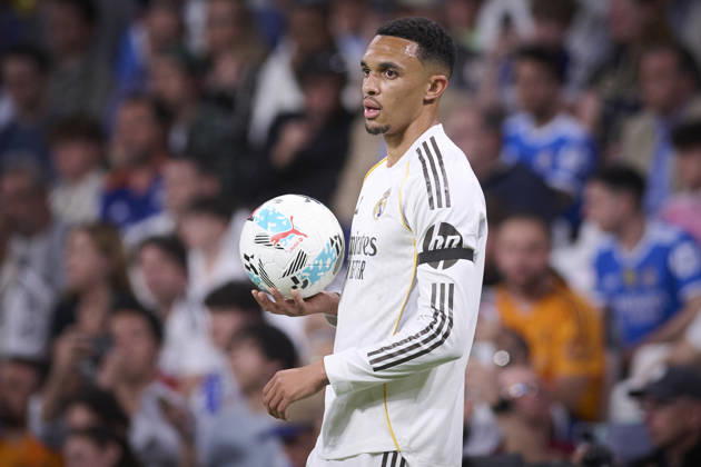 Real Madrid CF™s Trent Alexander-Arnold during during La Liga match. April 21, 2026 (20260421028)