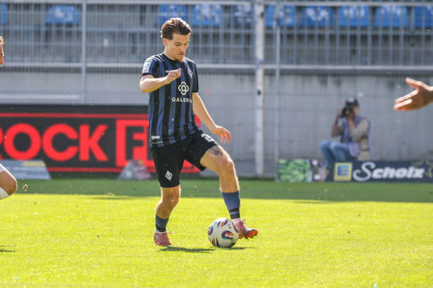 Diego Michel (SV Waldhof Mannheim, 28) Fussball: 3. Liga, 35. Spieltag, SV Waldhof Mannheim vs. 1. FC Schweinfurt 05 am 25.04.2026 in Mannheim (Carl-Benz-Stadion), Deutschland Mannheim Carl-Benz-Stadion Deutschland Copyright: xFranzxReindelx