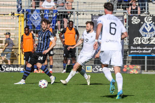 Lukas Klünter (SV Waldhof Mannheim, 24) Fussball: 3. Liga, 35. Spieltag, SV Waldhof Mannheim vs. 1. FC Schweinfurt 05 am 25.04.2026 in Mannheim (Carl-Benz-Stadion), Deutschland Mannheim Carl-Benz-Stadion Deutschland Copyright: xFranzxReindelx