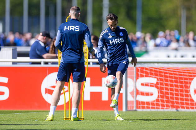 30.04.2026, Fussball, Training des FC Schalke 04. Kenan Karaman (FC Schalke 04). Gelsenkirchen Trainingsgelände FC Schalke 04 NRW Deutschland xRHR-FOTO YYx Copyright: RHR-FOTOx RHR-FOTO YY