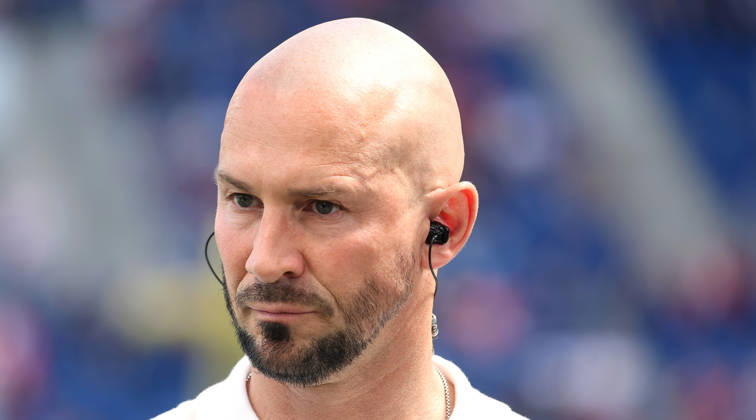 Sinsheim , Fußball Bundesliga TSG 1899 Hoffenheim vs. VfB Stuttgart , Trainer Christian Ilzer (Hoffenheim)