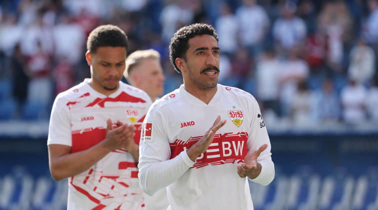 Sinsheim , Fußball Bundesliga TSG 1899 Hoffenheim vs. VfB Stuttgart , vorn Tiago Tomas (VfB)
