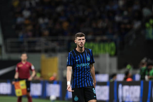 FC Internazionale v Parma Calcio 1913 - Serie A Petar Sucic of FC Internazionale is in action during the Serie A football match between Internazionale FC and Parma Calcio 1913 at Giuseppe Meazza Stadium in Milan, Italy, on May 3, 2026. Milano Italy Copyright: xEmanuelexComincinix originalFilename:comincini-internaz260503_npDPC