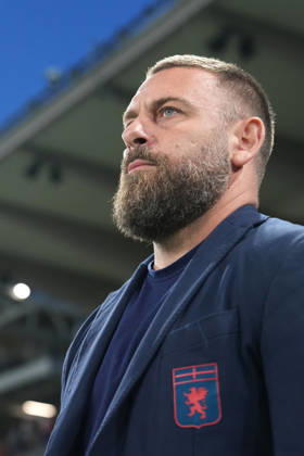 Genoa™s head coach Daniele De Rossi during the Serie A soccer match between Atalanta and Genoa at the New Balance Stadium in Bergamo , north Italy - Saturday , May 02 , 2026. - Soccer . Copyright: xSpada LaPressex