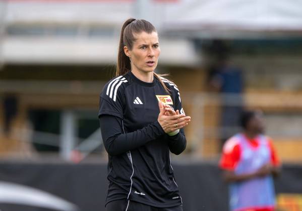 Fußball, Herren, Saison 2025 2026, 1. Bundesliga, 1. FC Union Berlin, Training auf Trainingsplatz II, Trainerin Marie-Louise Eta (1. FC Union Berlin), 05.05. 2026, Copyright: xMatthiasxKochx
