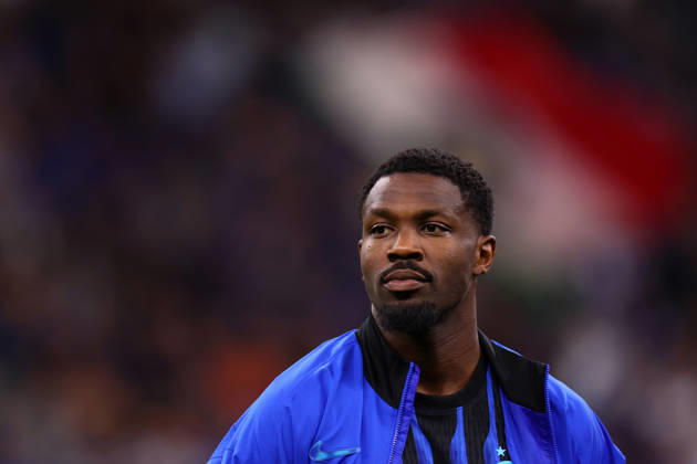 Serie A Fc Internazionale - Parma Calcio Marcus Thuram of Fc Internazionale looks on during the Serie A match beetween Fc Internazionale and Parma Calcio at Stadio Giuseppe Meazza on May 3 2026 in Milan Italy . Milano Stadio Giuseppe Meazza Italy Copyright: xMarcoxCanonierox