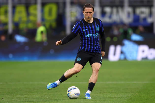 Serie A Fc Internazionale - Parma Calcio Piotr Zielinski of Fc Internazionale in action during the Serie A match beetween Fc Internazionale and Parma Calcio at Stadio Giuseppe Meazza on May 3 2026 in Milan Italy . Milano Stadio Giuseppe Meazza Italy Copyright: xMarcoxCanonierox