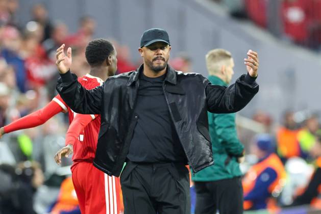 enttaeuschung bei Chef-Trainer Vincent Kompany (FC Bayern Muenchen), FC Bayern Muenchen vs. Paris Saint-Germain, Fussball, UEFA, Champions League, Halbfinale, Rueckspiel, 06.05.2026 Muenchen Bayern Deutschland
