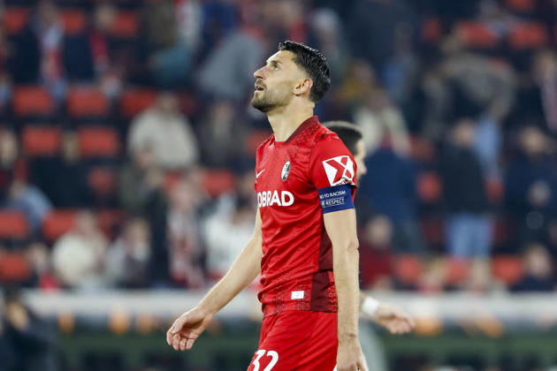 Vincenzo Grifo (SC Freiburg, 32) , Deutschland, Fussball, UEFA Europa League, Halbfinale, 2025 2026, SC Freiburg vs. Sporting Braga, 07.05.2026, Freiburg im Breisgau Europa-Park Stadion Deutschland Copyright: xGrantxHubbsx