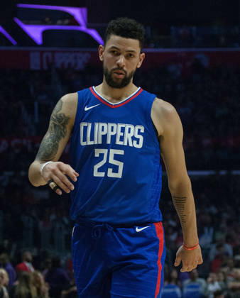 October 28, 2017 - Los Angeles, California, U.S - Austin Rivers 25 of the Los Angeles Clippers during their NBA, Basketball Herren, USA game with the Detroit Pistons on Saturday October 28, 2017 at the Staples Center in Los Angeles, California. Clippers vs Pistons. Copyright: xJavierxRojasx