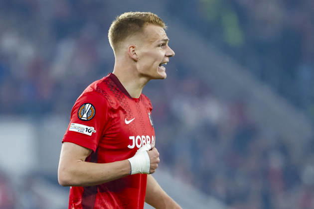 Philipp Lienhart (SC Freiburg, 03), Mimik, Gesichtsausdruck, Emotion , Deutschland, Fussball, UEFA Europa League, Halbfinale, 2025 2026, SC Freiburg vs. Sporting Braga, 07.05.2026, Freiburg im Breisgau Europa-Park Stadion Deutschland Copyright: xGrantxHubbsx