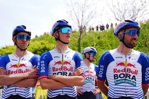 Italy™s Giulio Pellizzari of Red Bull - Bora - Hansgrohe during Stage 1 of the Giro d™Italia, from Nessebar to Burgas, Bulgaria, Friday, May 8, 2026. Copyright: xMassimoxPaolone LaPressex