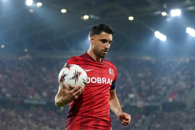 Vincenzo Grifo (SC Freiburg, 32) , Deutschland, Fussball, UEFA Europa League, Halbfinale, Rückspiel, 2025 2026, SC Freiburg vs. SC Braga, 07.05.2026, Europa-Park Stadion, Freiburg Freiburg Europa-Park Stadion Baden-Württemberg Deutschland Copyright: xArnexAmbergx