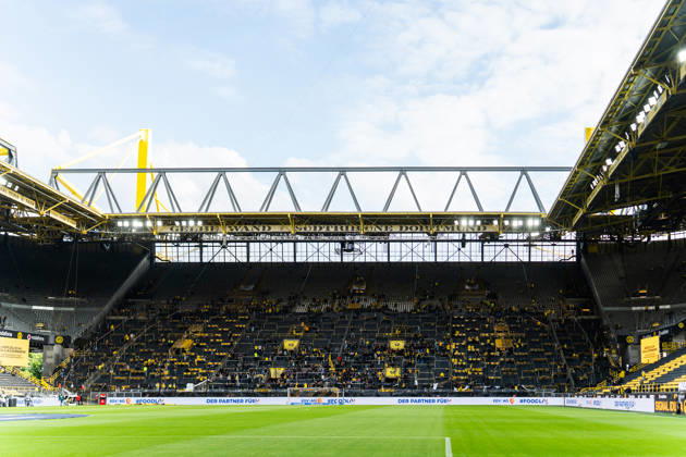 Deutschland: Bundesliga 2025 2026 33. Spieltag, Borussia Dortmund vs. Eintracht Frankfurt, Freitag, 08.05.2026 Signal Iduna Park, Nordrhein-Westfalen Stadion, Gesamtansicht Überblick Copyright: xCelinaxLeiersx