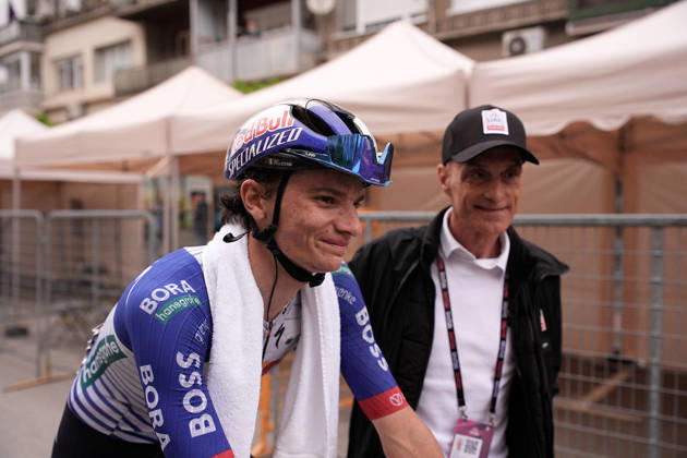 Italy™s Giulio Pellizzari of Red Bull - Bora - Hansgrohe during Stage 2 of the Giro d™Italia, from Burgas to Veliko Tarnovo, Bulgaria, Saturday, May 9, 2026. Copyright: xMarcoxAlpozzi LaPressex