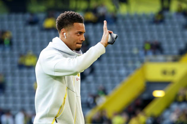 Dortmund, Germany, 08.05.26, Felix Nmecha (Borussia Dortmund) gestikuliert während des Spiels der 1. Bundesliga zwischen Borussia Dortmund - Eintracht Frankfurt im Signal Iduna Park in Dortmund. (Photo by Joachim Bywaletz) DFB DFL REGULATIONS PROHIBIT ANY USE OF PHOTOGRAPHS AS IMAGE SEQUENCES AND OR QUASI-VIDEO. Copyright: JoachimxBywaletz xJB-Sportfoto