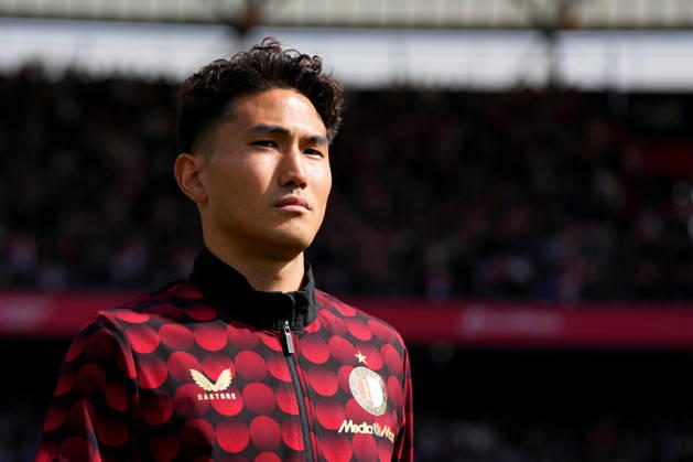 Eredivisie: Feyenoord Rotterdam v AZ Alkmaar Rotterdam - Tsuyoshi Watanabe of Feyenoord Rotterdam before the 33rd competition round of the 2025 2026 Eredivisie season. The match is set between Feyenoord Rotterdam and AZ Alkmaar at De Kuip on 10 May 2026 in Rotterdam, The Netherlands. Copyright: xYannickxVerhoevenx