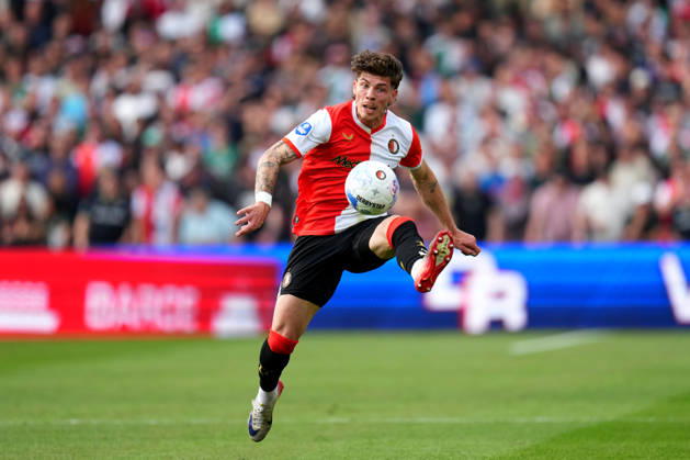 Eredivisie: Feyenoord Rotterdam v AZ Alkmaar Rotterdam - Jordan Bos of Feyenoord Rotterdam during the 33rd competition round of the 2025 2026 Eredivisie season. The match is set between Feyenoord Rotterdam and AZ Alkmaar at De Kuip on 10 May 2026 in Rotterdam, The Netherlands. Copyright: xYannickxVerhoevenx