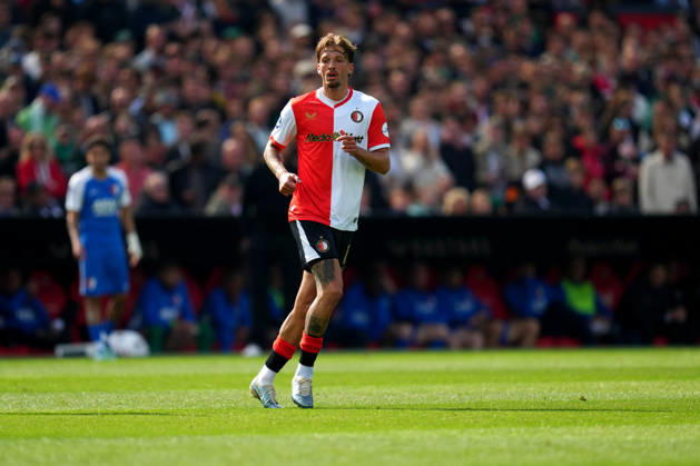 Eredivisie: Feyenoord Rotterdam v AZ Alkmaar Rotterdam - Luciano Valente of Feyenoord Rotterdam during the 33rd competition round of the 2025 2026 Eredivisie season. The match is set between Feyenoord Rotterdam and AZ Alkmaar at De Kuip on 10 May 2026 in Rotterdam, The Netherlands. Copyright: xYannickxVerhoevenx