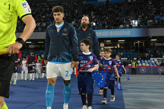 Napoli™s Giovanni Di Lorenzo during the Serie A soccer match between Napoli and Bologna at the Diego Armando Maradona Stadium in Naples, southern italy - Monday , May 11, 2026. - Soccer . Copyright: xAlessandroxGarofalo LaPressex