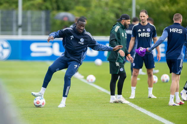 14.05.2026, Fussball, Training des FC Schalke 04. Bryan Lasme (FC Schalke 04). Gelsenkirchen Trainingsgelände FC Schalke 04 NRW Deutschland xRHR-FOTO YYx Copyright: RHR-FOTOx RHR-FOTO YY