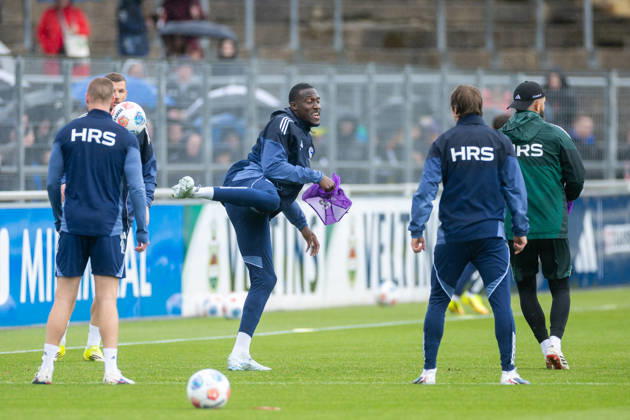 14.05.2026, Fussball, Training des FC Schalke 04. Bryan Lasme (FC Schalke 04). Gelsenkirchen Trainingsgelände FC Schalke 04 NRW Deutschland xRHR-FOTO YYx Copyright: RHR-FOTOx RHR-FOTO YY
