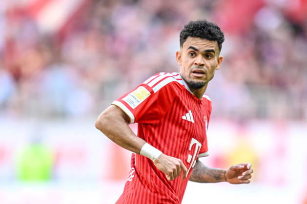 Luis Diaz (FC Bayern München) Schaut waehrend des spiels der Bundesliga zwischen FC Bayern München und 1. FC Köln, Allianz Arena am 16. May 2026 in München, Deutschland. (Foto von Harry Langer DeFodi Images) +++ Luis Diaz (FC Bayern München) Looks on during the Bundesliga match between FC Bayern München and 1. FC Köln at Allianz Arena on May 16, 2026 in München, Germany. (Photo by Harry Langer DeFodi Images) DFL regulations prohibit any use of photographs as image sequences and or quasi-video. (Photo by Harry Langer DeFodi Images) DFL regulations prohibit any use of photographs as image sequences and or quasi-video. -