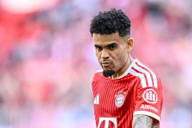 Luis Diaz (FC Bayern München) Schaut waehrend des spiels der Bundesliga zwischen FC Bayern München und 1. FC Köln, Allianz Arena am 16. May 2026 in München, Deutschland. (Foto von Harry Langer DeFodi Images) +++ Luis Diaz (FC Bayern München) Looks on during the Bundesliga match between FC Bayern München and 1. FC Köln at Allianz Arena on May 16, 2026 in München, Germany. (Photo by Harry Langer DeFodi Images) DFL regulations prohibit any use of photographs as image sequences and or quasi-video. (Photo by Harry Langer DeFodi Images) DFL regulations prohibit any use of photographs as image sequences and or quasi-video. -