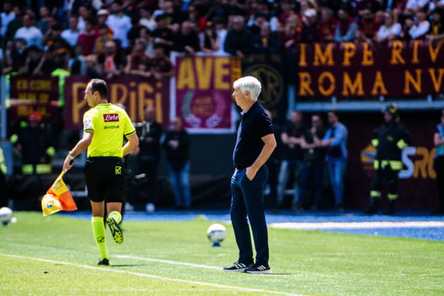 IPA84781503 - Gian Piero Gasperini head coach of AS Roma during Roma-Lazio, Serie A 2025 2026 at Stadio Olimpico on May 17, 2026 during AS Roma vs SS Lazio, Italian soccer Serie A match in Rome, Italy, May 17 2026 Copyright: xDomenicoxBari IPAxSportx xx 84781503